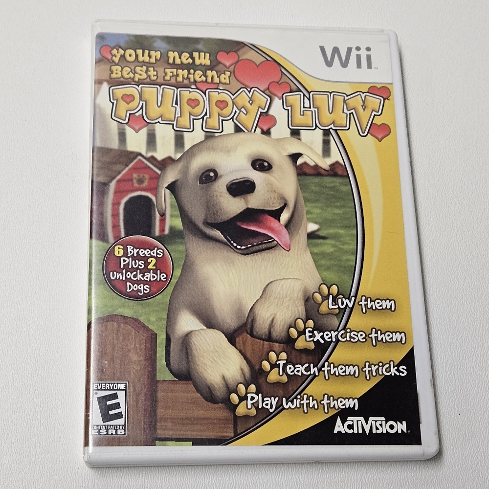 Puppy Luv Your New Best Friend Nintendo Wii Activision